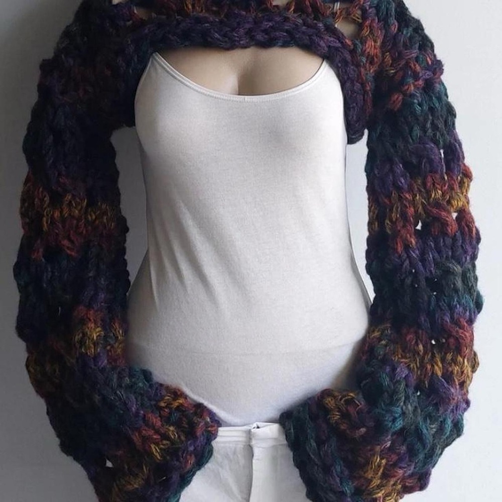 Multicolor Chunky Knit Women's Sweater